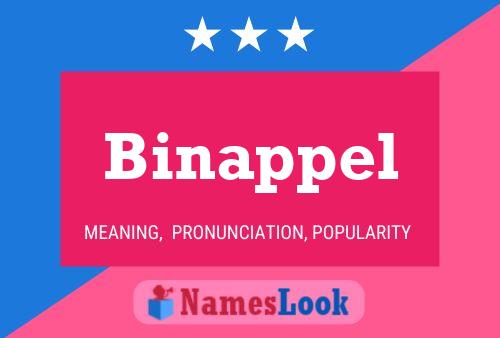 ملصق اسم Binappel