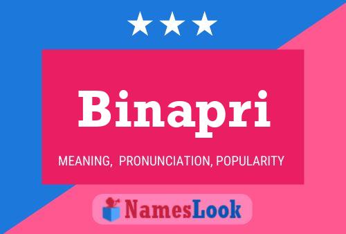 ملصق اسم Binapri