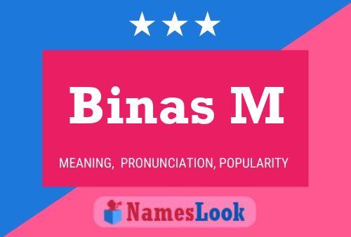 ملصق اسم Binas M