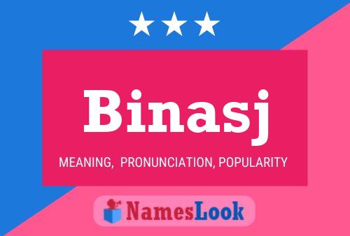 ملصق اسم Binasj