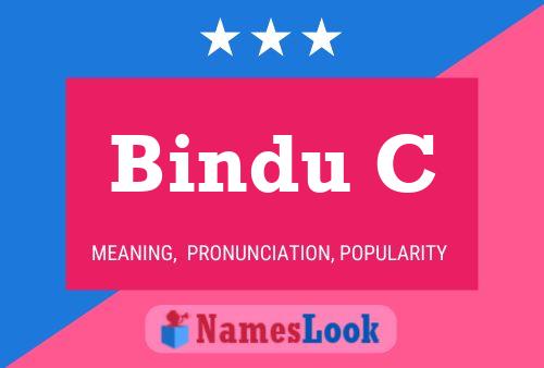 ملصق اسم Bindu C