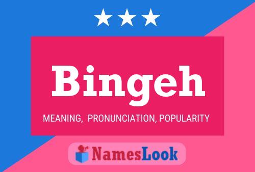 ملصق اسم Bingeh