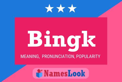 ملصق اسم Bingk