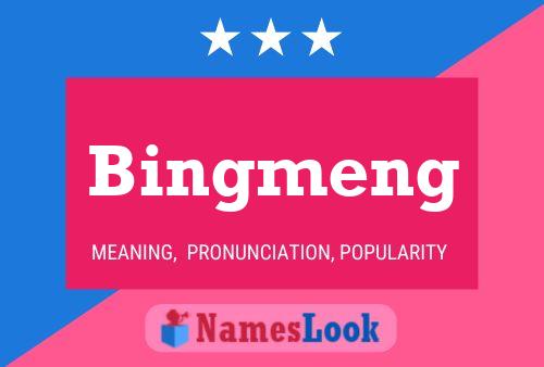 ملصق اسم Bingmeng