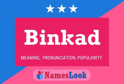 ملصق اسم Binkad