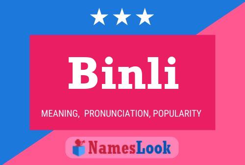 ملصق اسم Binli