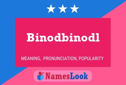 ملصق اسم Binodbinodl