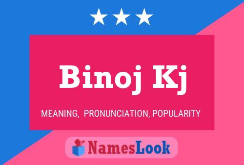 ملصق اسم Binoj Kj