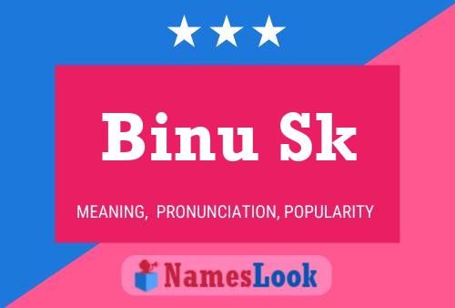 ملصق اسم Binu Sk