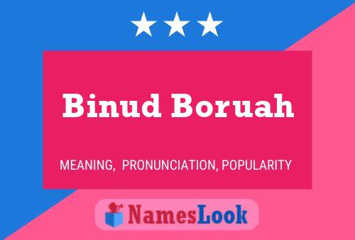 ملصق اسم Binud Boruah