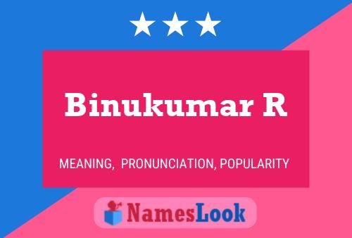 ملصق اسم Binukumar R