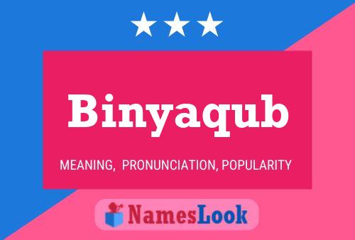 ملصق اسم Binyaqub