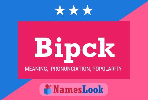 ملصق اسم Bipck