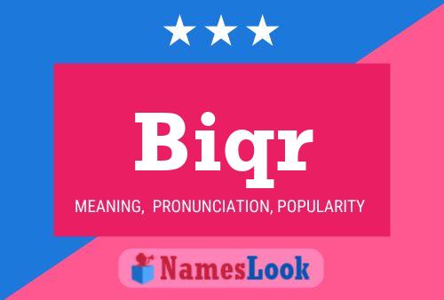 ملصق اسم Biqr