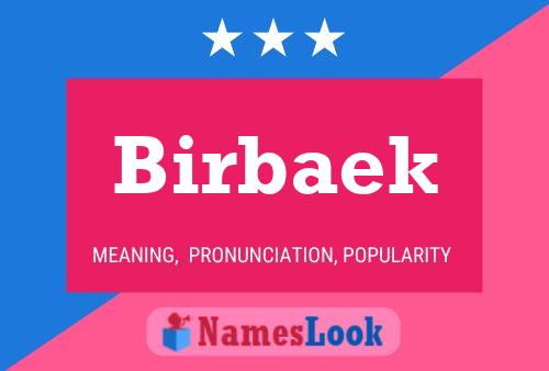 ملصق اسم Birbaek