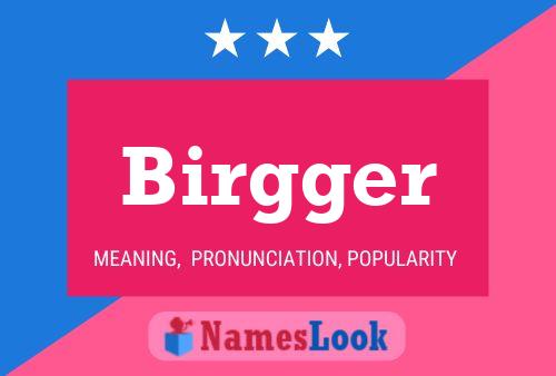 ملصق اسم Birgger