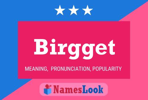 ملصق اسم Birgget