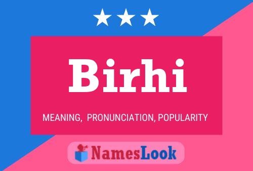 ملصق اسم Birhi