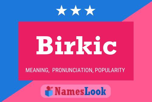 ملصق اسم Birkic