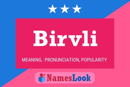 ملصق اسم Birvli