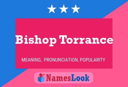 ملصق اسم Bishop Torrance