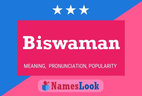 ملصق اسم Biswaman