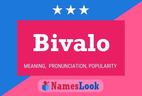 ملصق اسم Bivalo