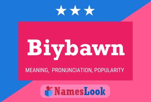 ملصق اسم Biybawn