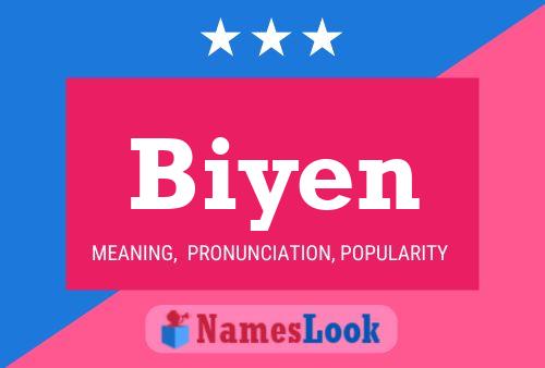 ملصق اسم Biyen