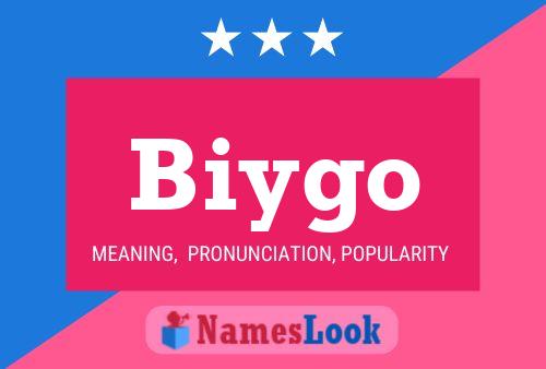 ملصق اسم Biygo