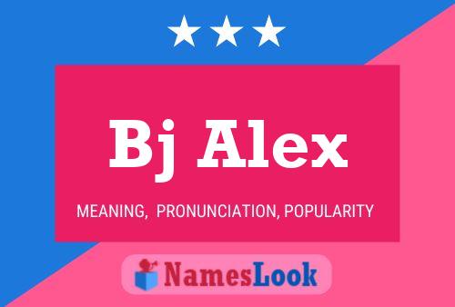 ملصق اسم Bj Alex