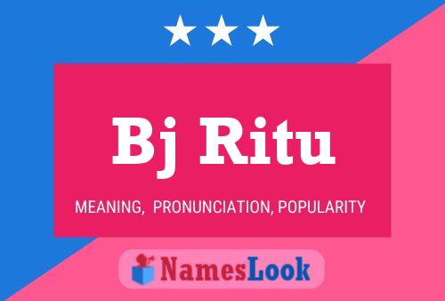 ملصق اسم Bj Ritu