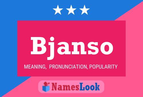 ملصق اسم Bjanso