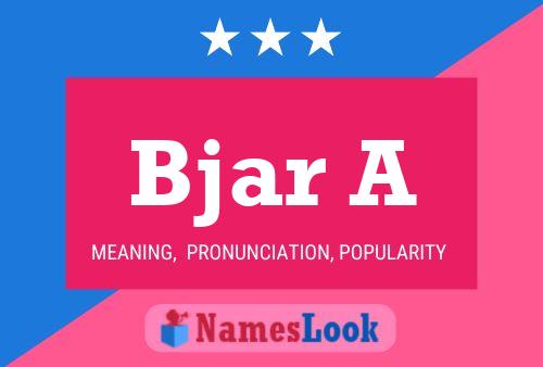 ملصق اسم Bjar A