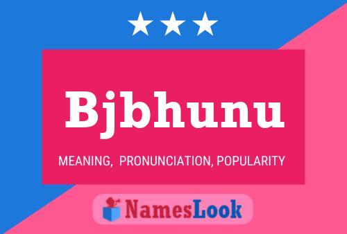 ملصق اسم Bjbhunu