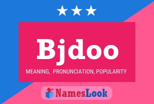 ملصق اسم Bjdoo