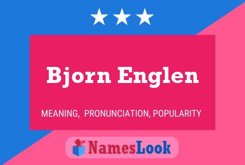 ملصق اسم Bjorn Englen