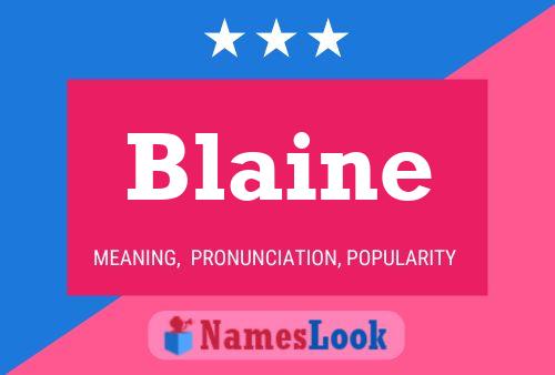 ملصق اسم Blaine