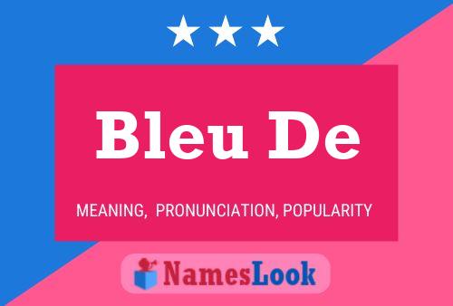 ملصق اسم Bleu De