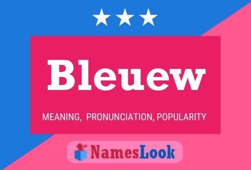 ملصق اسم Bleuew