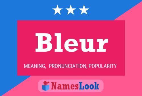 ملصق اسم Bleur