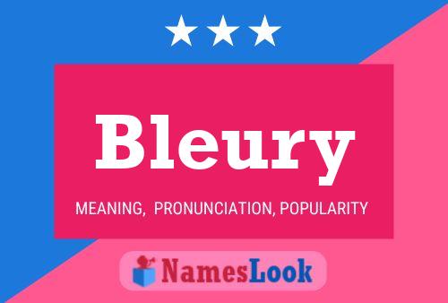 ملصق اسم Bleury