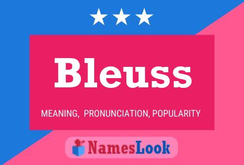 ملصق اسم Bleuss