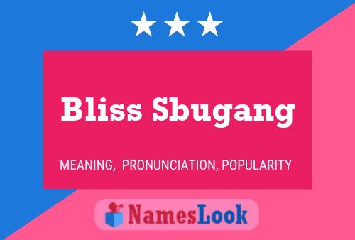 ملصق اسم Bliss Sbugang