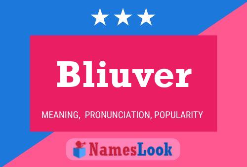 ملصق اسم Bliuver