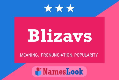 ملصق اسم Blizavs