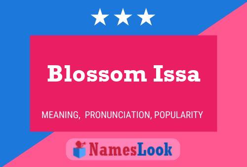 ملصق اسم Blossom Issa