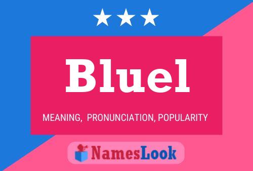 ملصق اسم Bluel