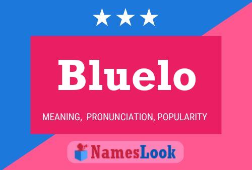 ملصق اسم Bluelo