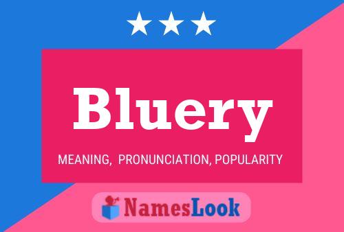 ملصق اسم Bluery